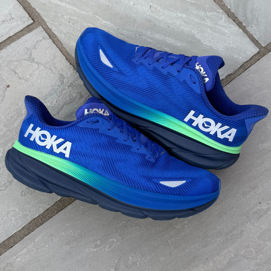 Hoka Clifton 9 Gore-Tex - Dazzling Blue / Evening Sky - UK12