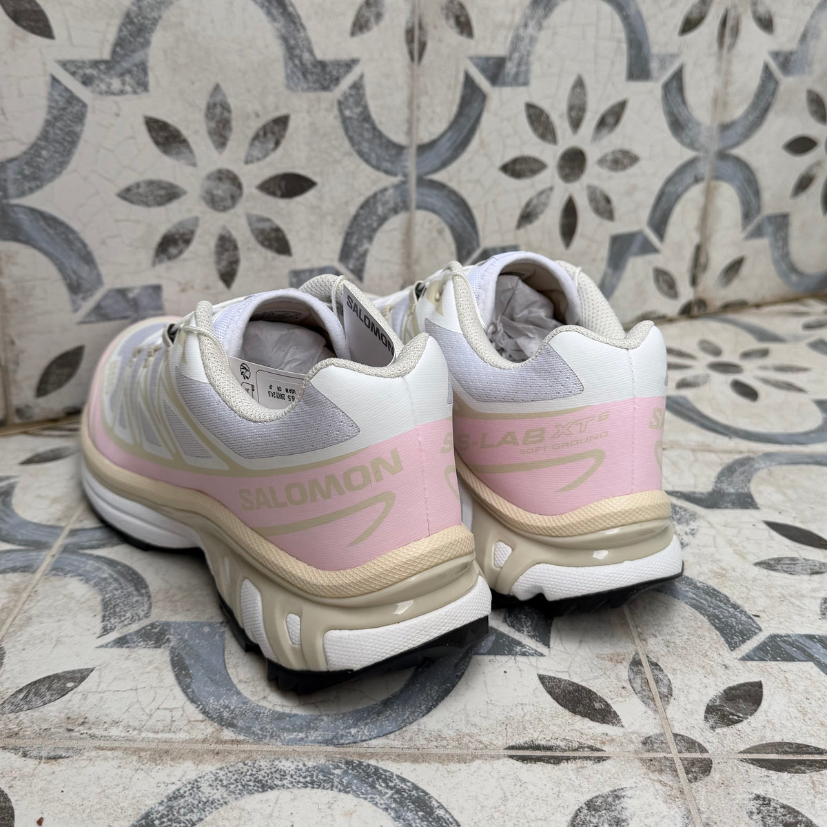 Salomon XT-6 - White / Fairytale / Almond Milk - UK6 - Brand New