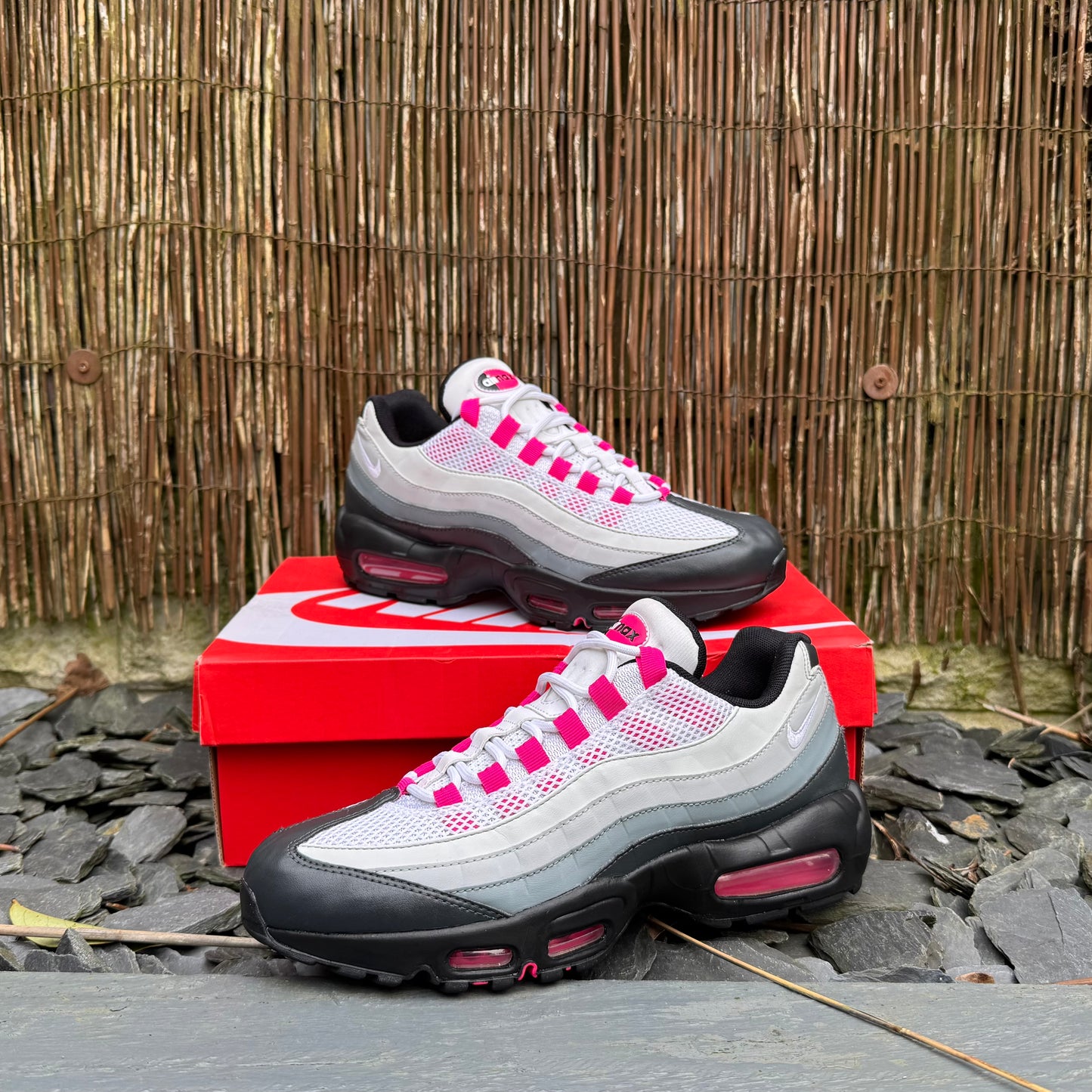 Nike Air Max 95 Next Nature - Cool Grey / Pink - UK8