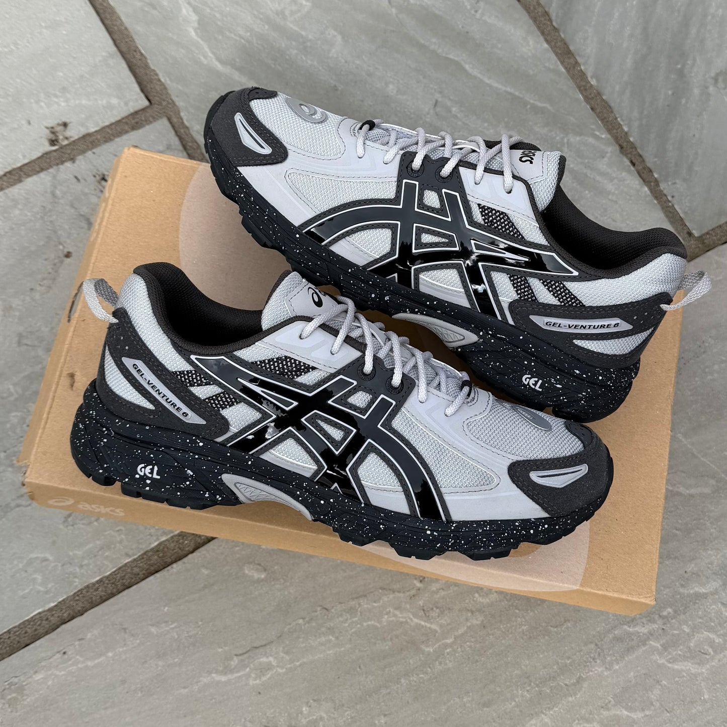 Asics Gel-Venture 6 - Glacier Grey / Black - UK7