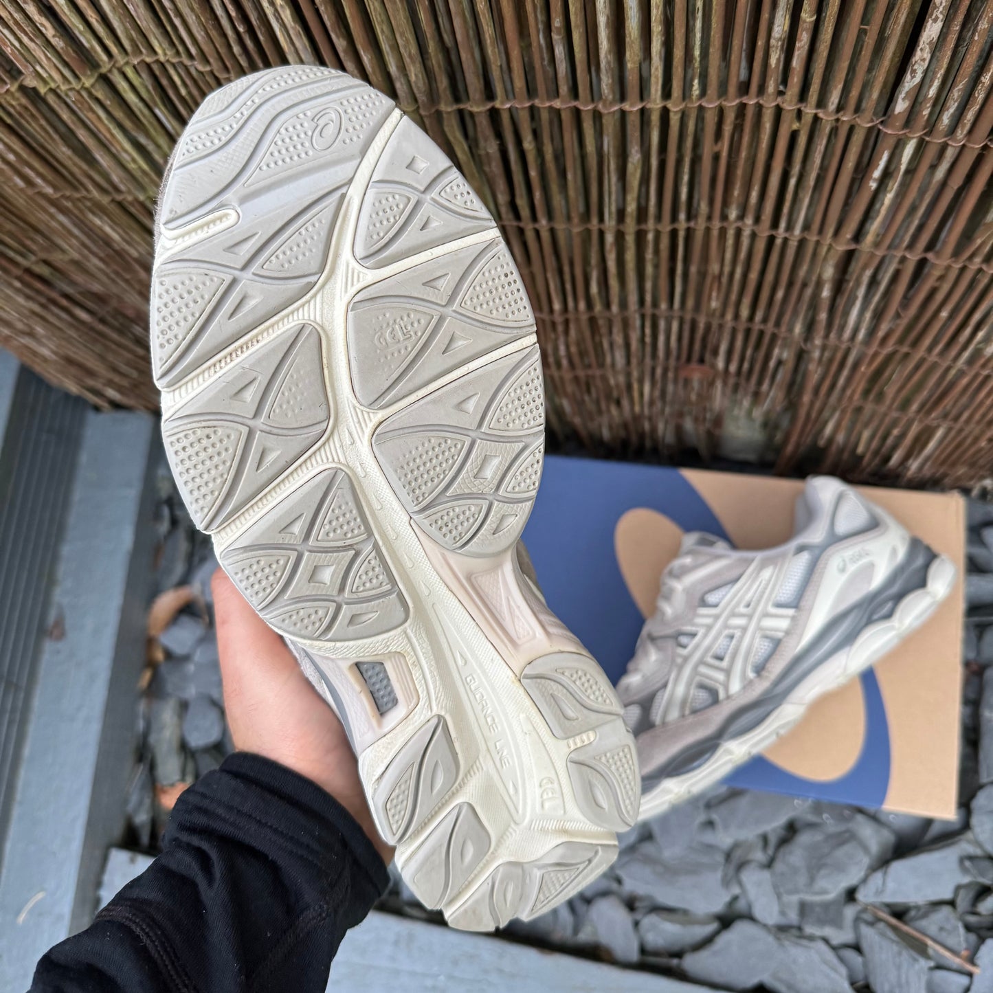 Asics Gel-NYC - Cream / Oyster Grey - UK9