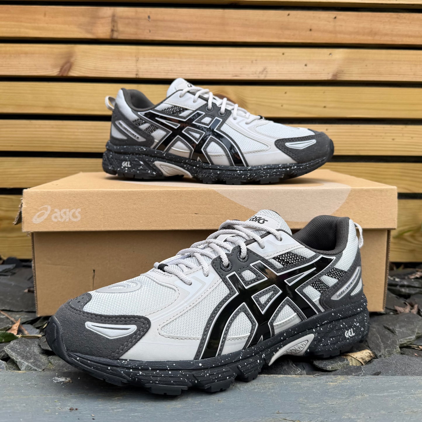 Asics Gel-Venture 6 - Glacier Grey / Black - UK7