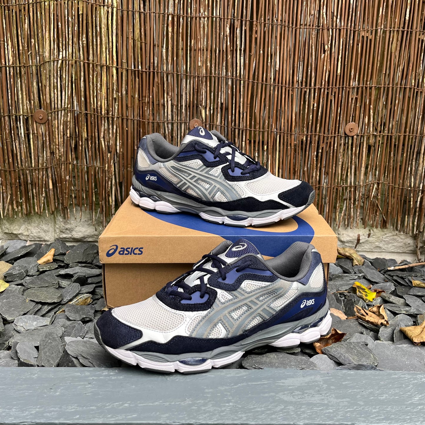 Asics Gel-NYC Navy Steel UK10