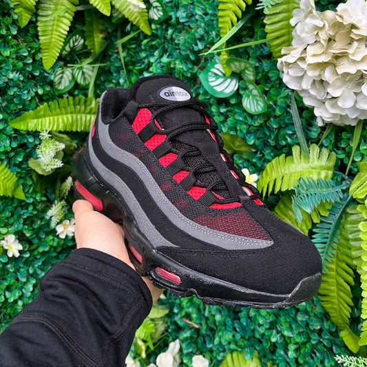 Nike Air Max 95 ID (Nike By You) Black / Grey / Red UK9