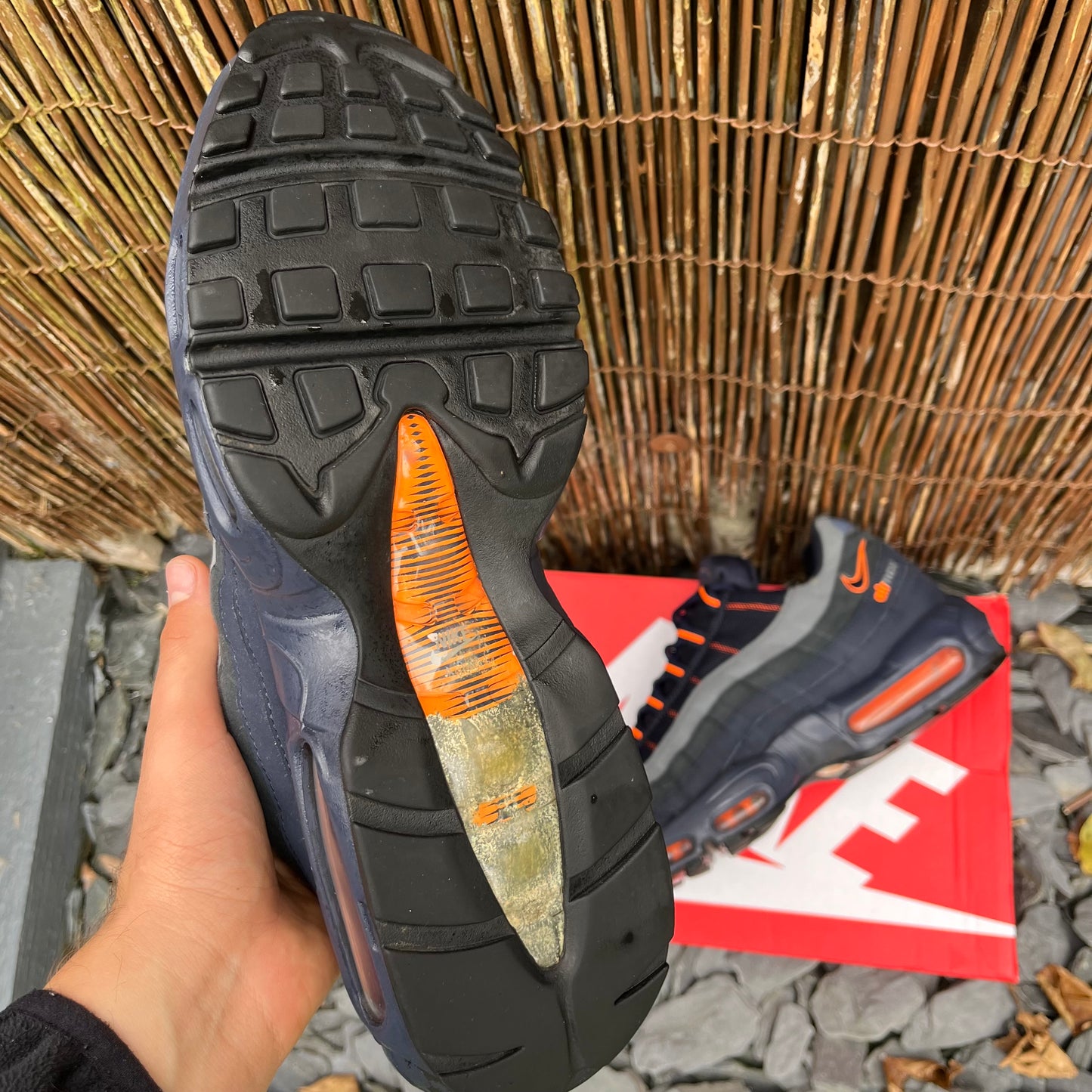 Nike Air Max 95 Logo Navy / Orange UK12