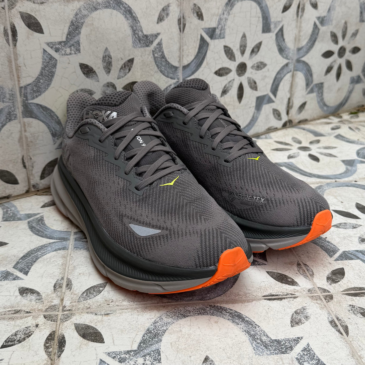 Hoka Clifton 9 Gore-Tex - Slate Grey / Asphalt - UK9