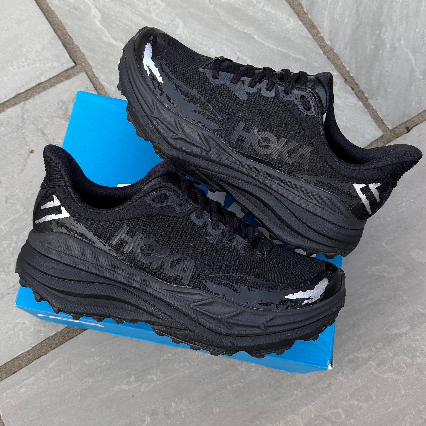 Hoka Stinson 7 - Triple Black - UK9.5