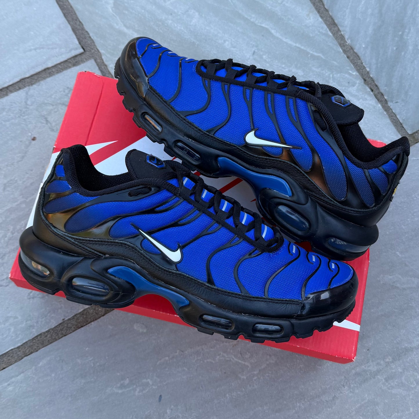 Nike Air Max Plus TN Premium - Racer Blue - UK9.5