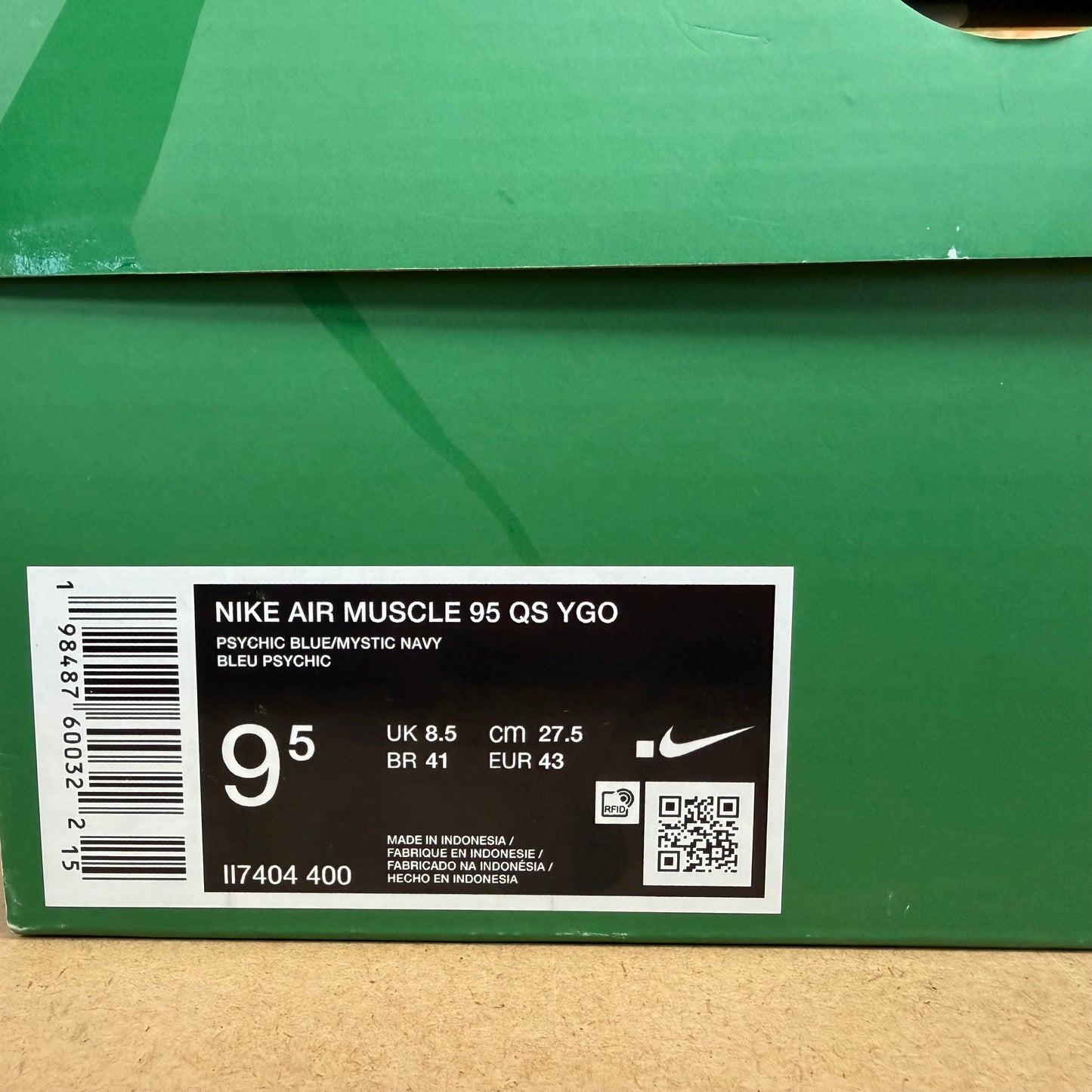 Nike Air Max Muscle 95 x Yu-Gi-Oh! - Joey - Multiple Sizes - Brand New