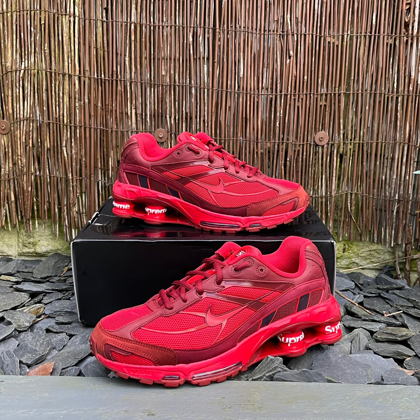 Nike Shox Ride 2 SP X Supreme Racer Red UK8.5