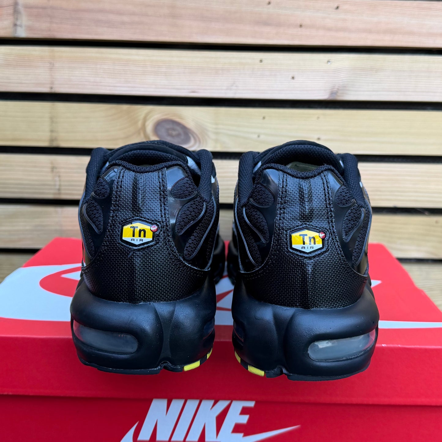 Nike Air Max Plus TN - Wolf Grey / Optic Yellow - UK9.5