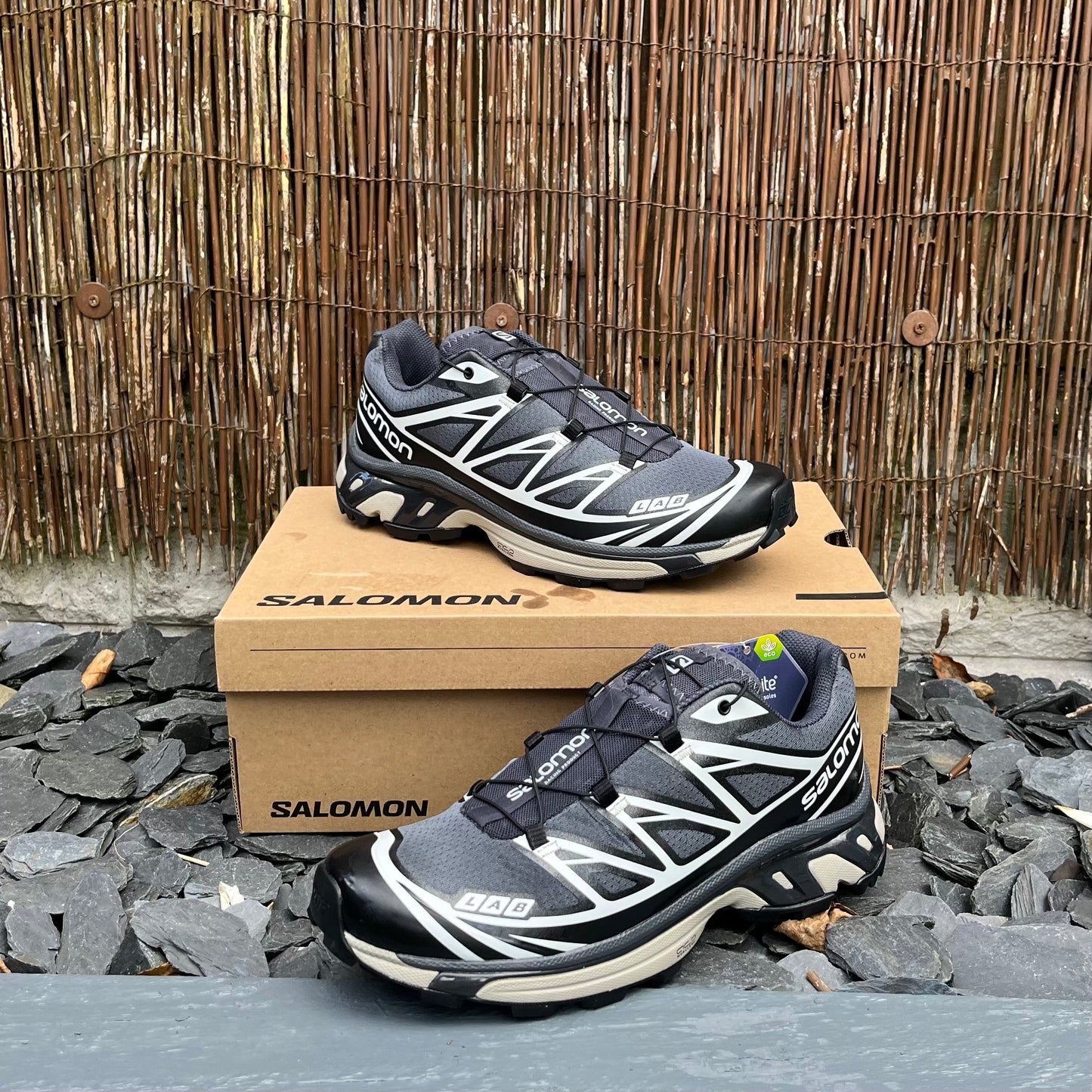 Salomon XT-6 Adv X Dover Street Market Grey / Black / Beige UK9.5