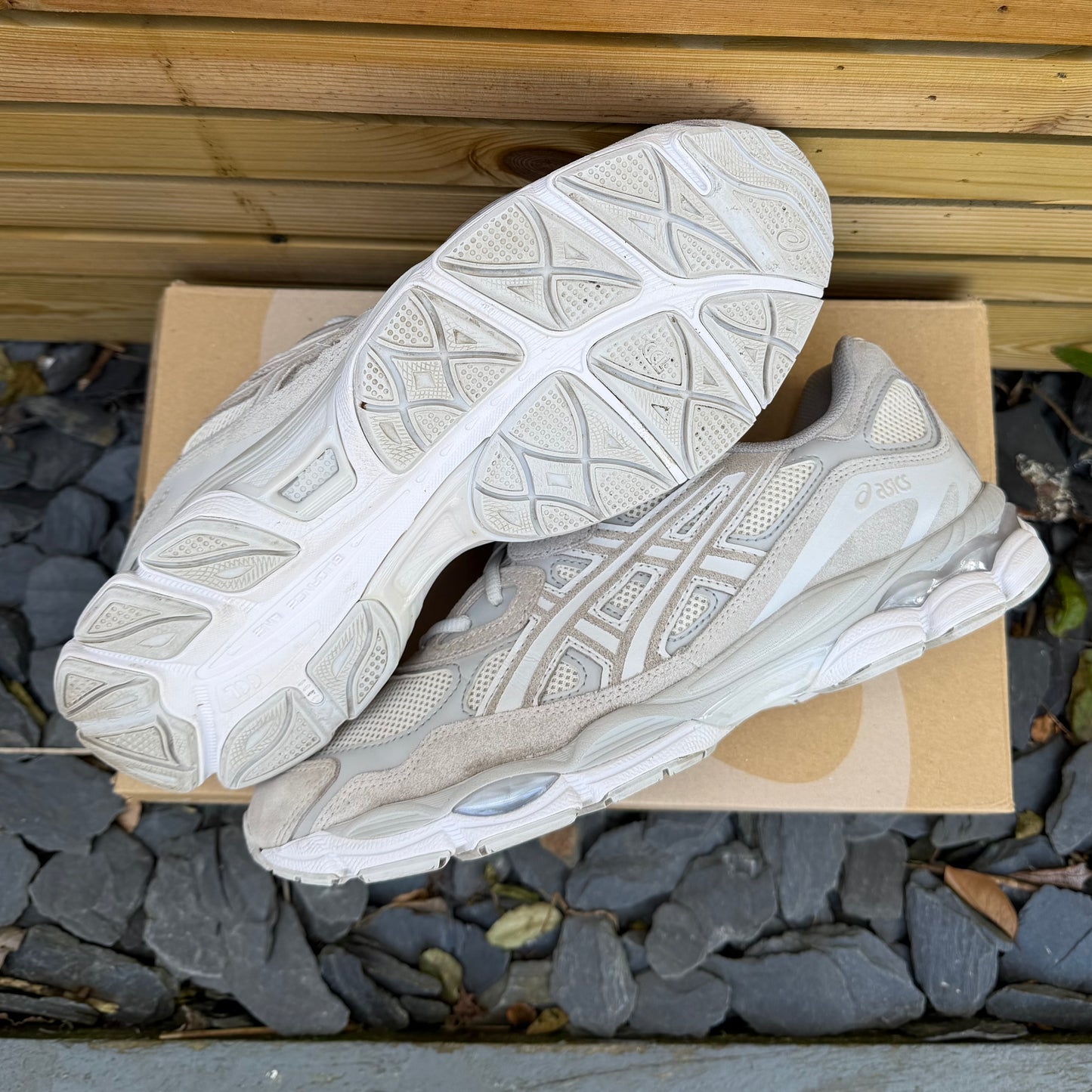 Asics Gel-NYC - White / Feather Grey - UK10