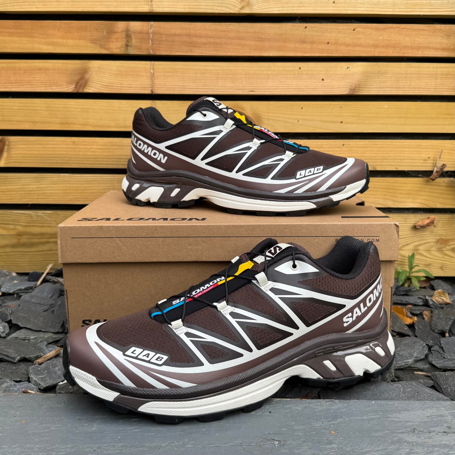 Salomon XT-6 - Black Coffee / French Roast / Vanilla Ice - UK10.5 - Brand New