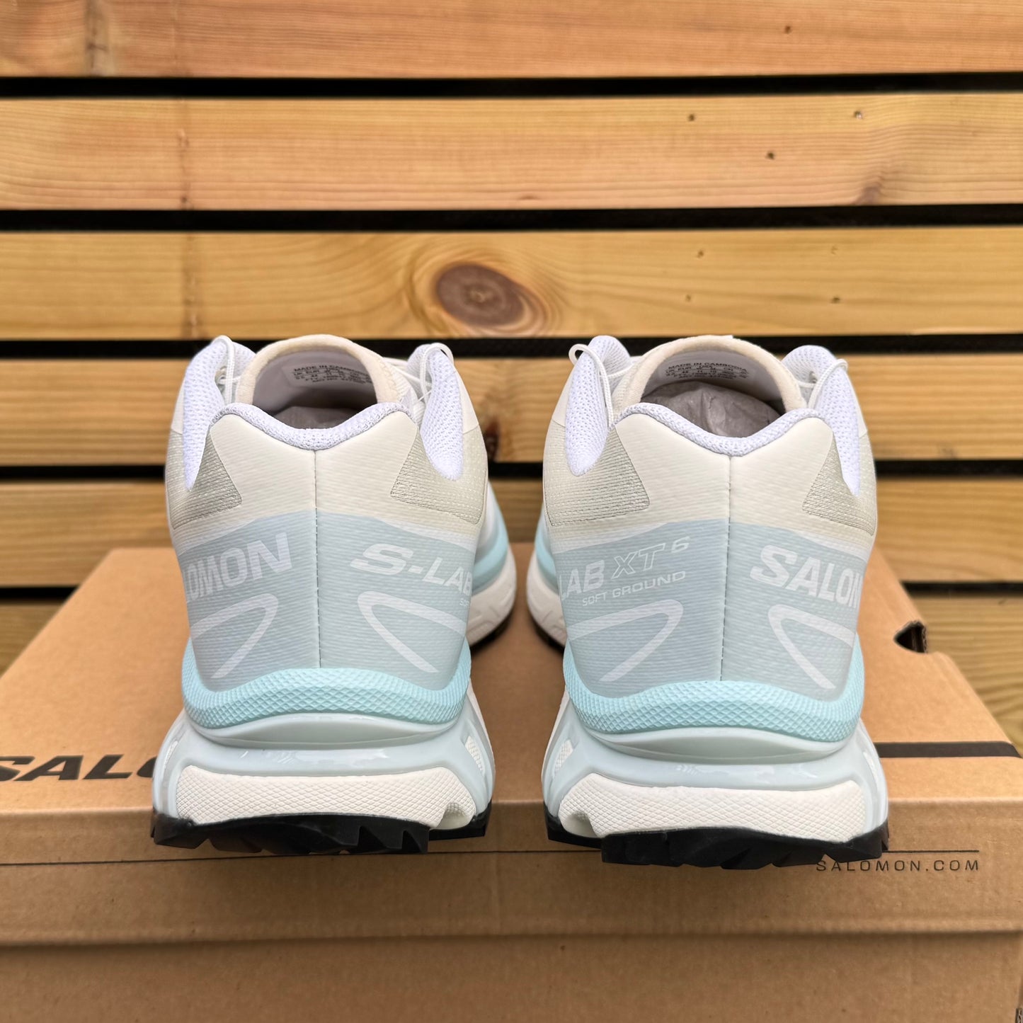 Salomon XT-6 - Vanilla / Ballad Blue / Iced Aqua - Multiple Sizes - Brand New