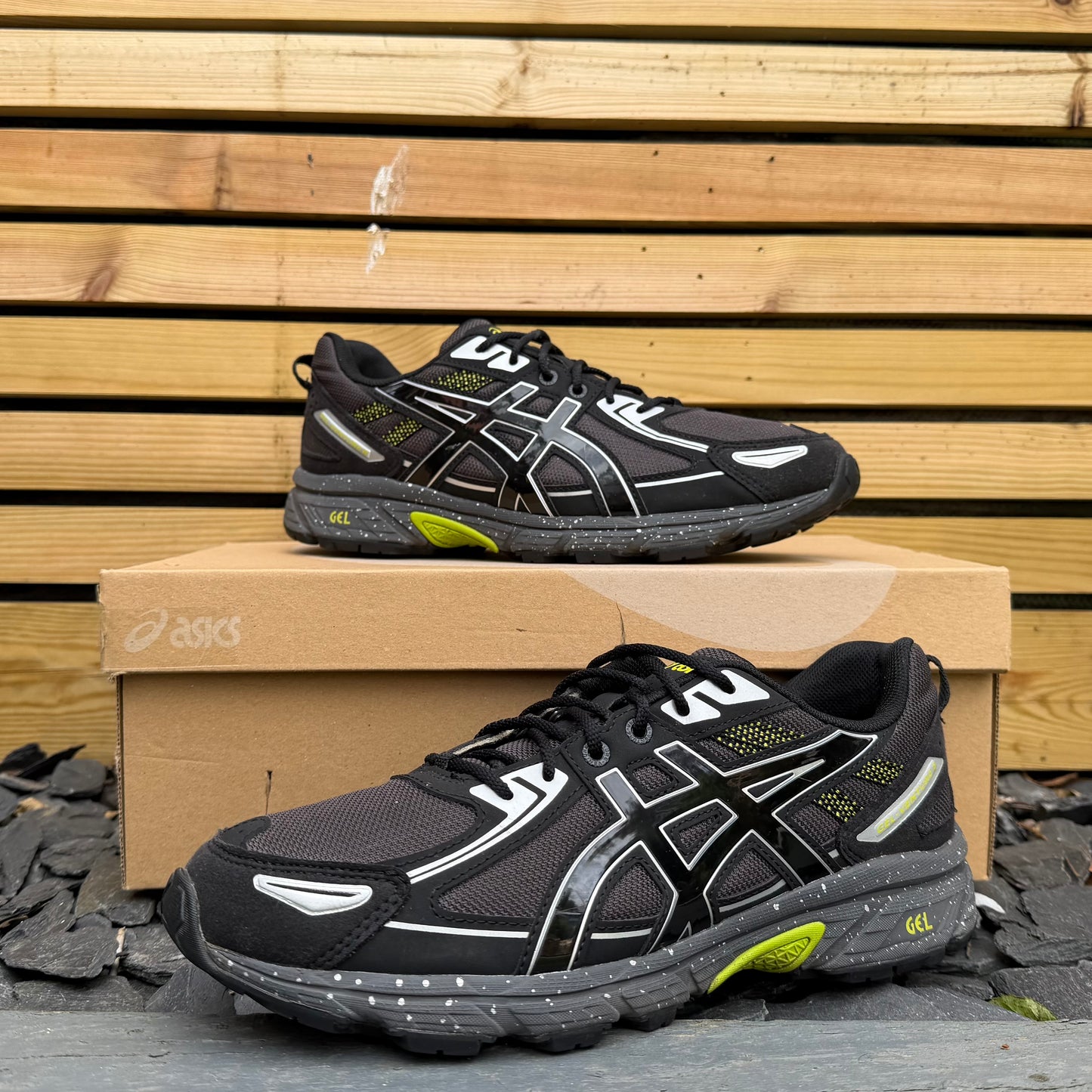 Asics Gel-Venture 6 - Obsidian / Lime - UK8