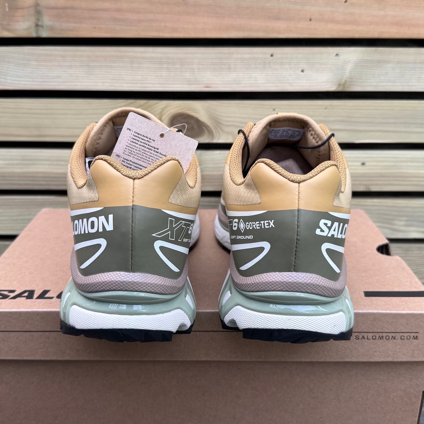 Salomon XT-6 Gore-Tex - Antelope / Icicle / Portabella - UK11 - Brand New