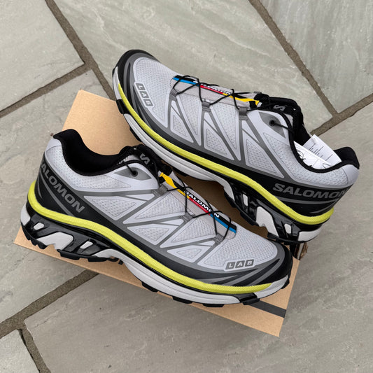 Salomon XT-6 - Alloy / Black / Dark Citron - UK11.5 - Brand New