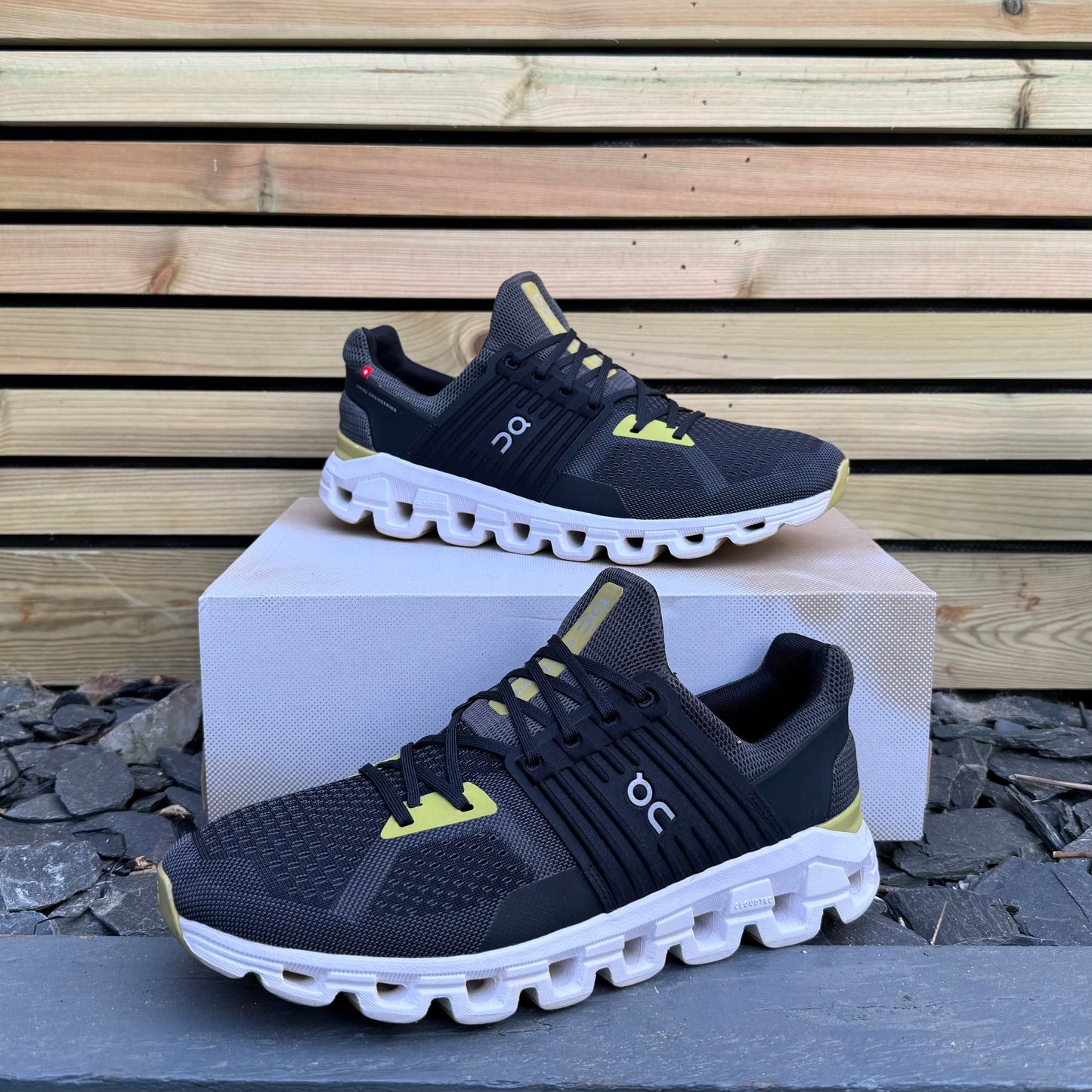 On Running CloudSwift 2.0 - Magnet Black / Citron Yellow - UK10