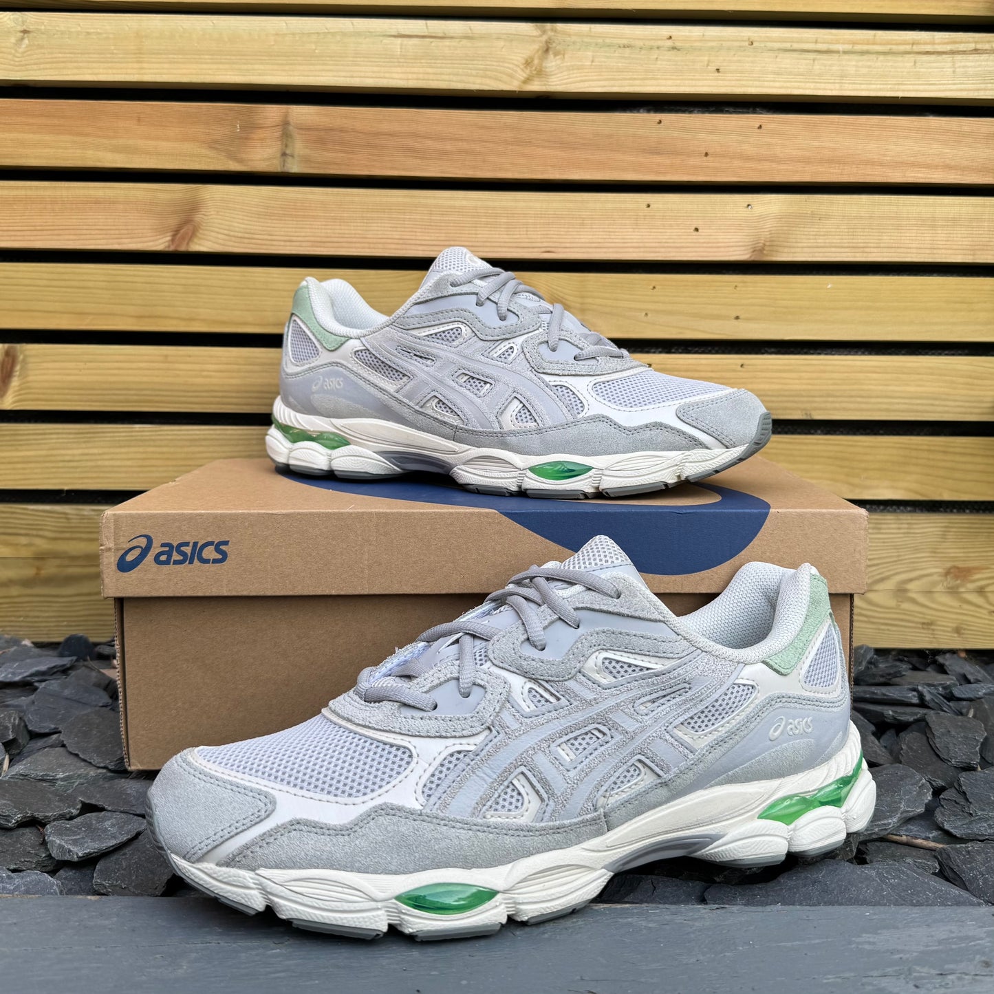 Asics Gel-NYC - Cream / Fossil - UK9.5