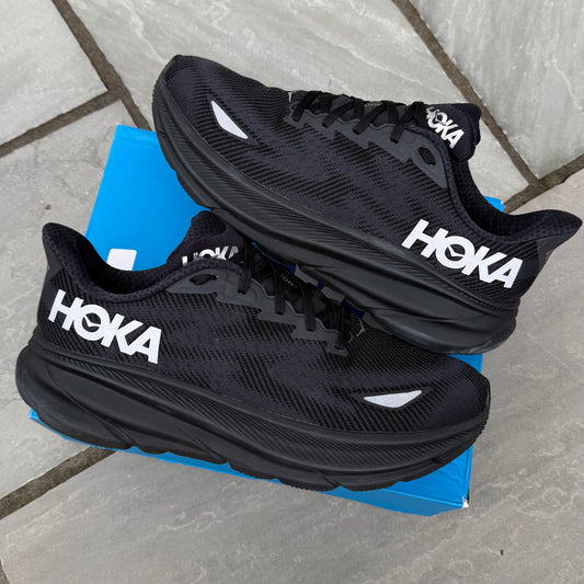 Hoka Clifton 9 Gore-Tex - Black Reflect - UK10.5