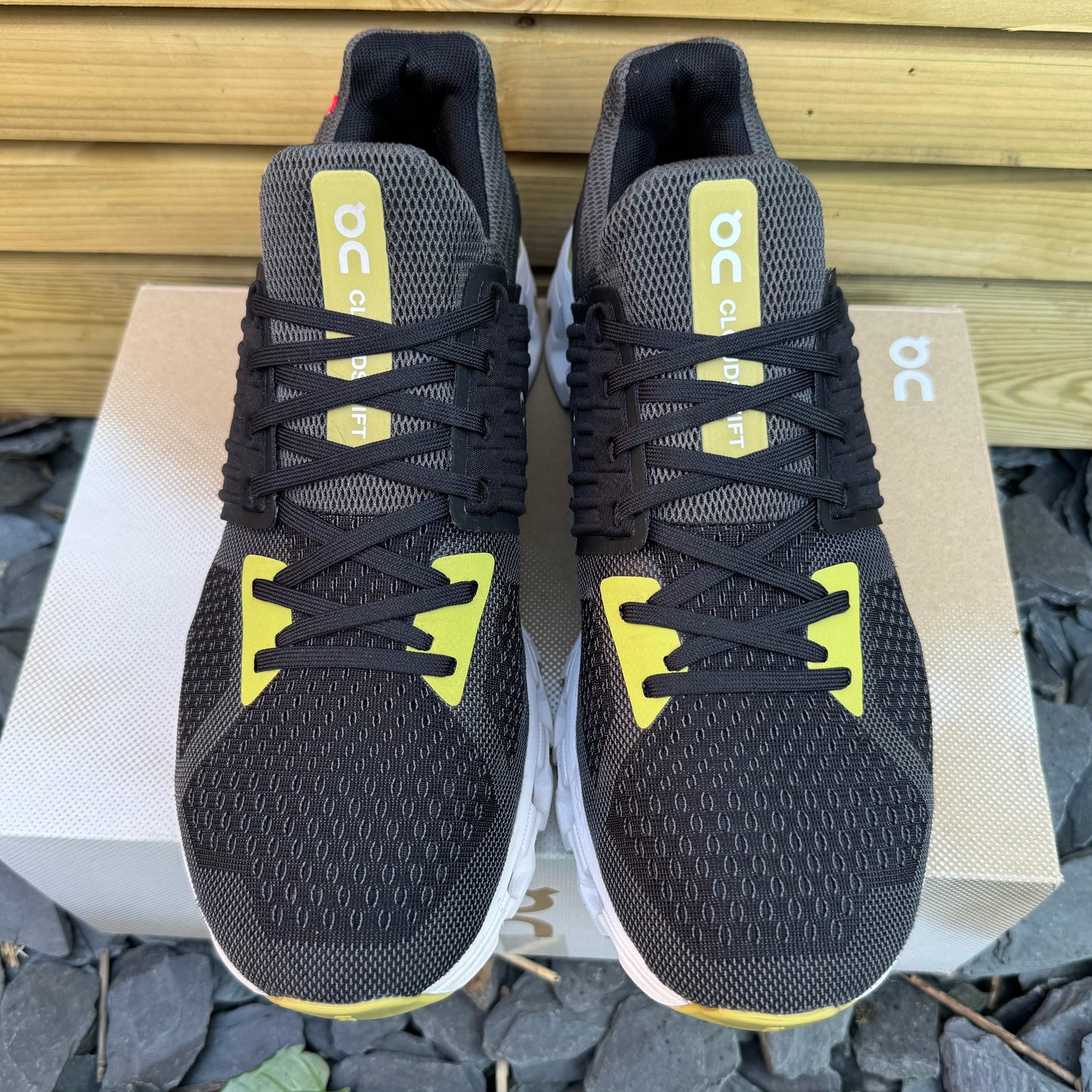 On Running CloudSwift 2.0 - Magnet Black / Citron Yellow - UK10