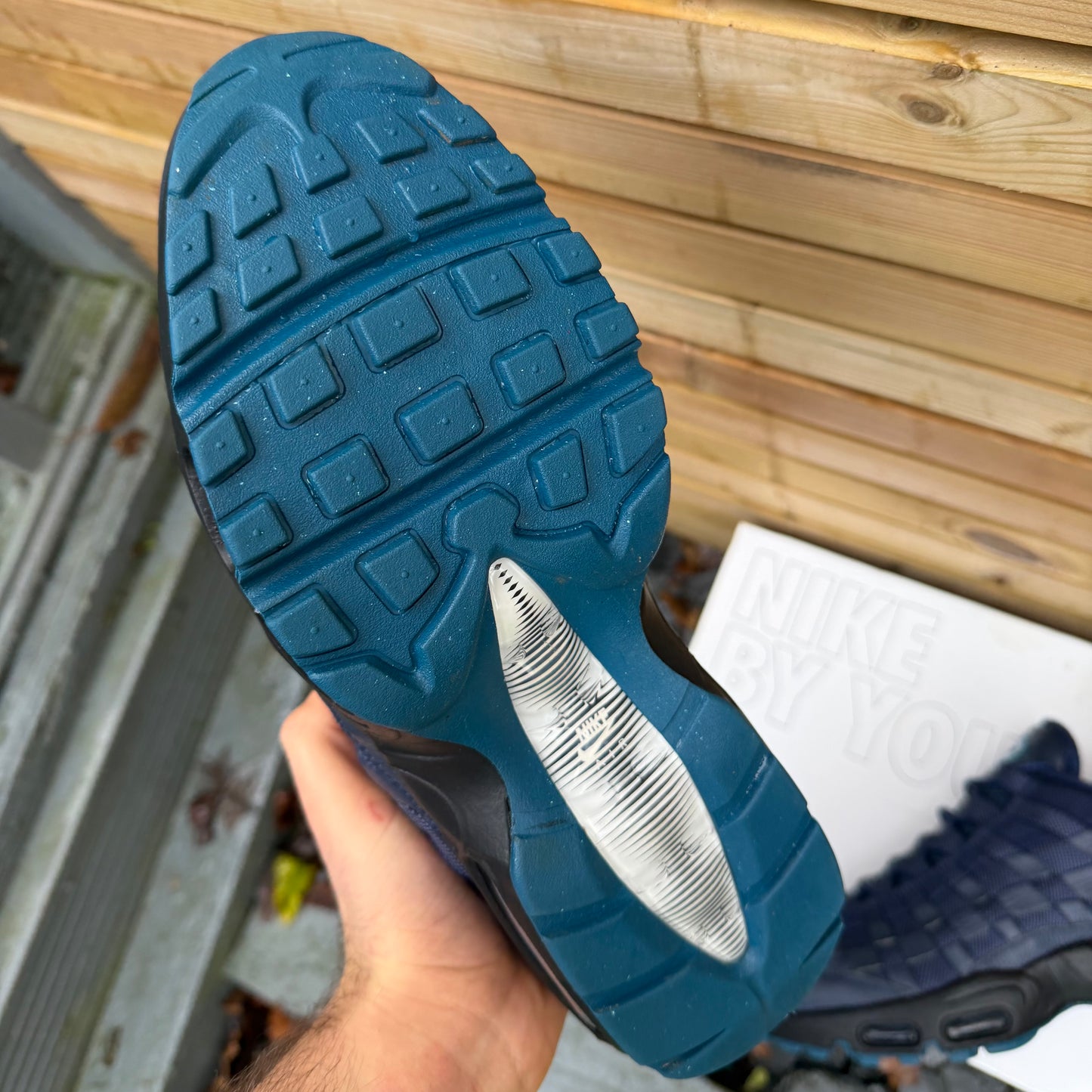 Nike Air Max 95 ID Woven “Nike By You” - Navy / Black - UK8.5