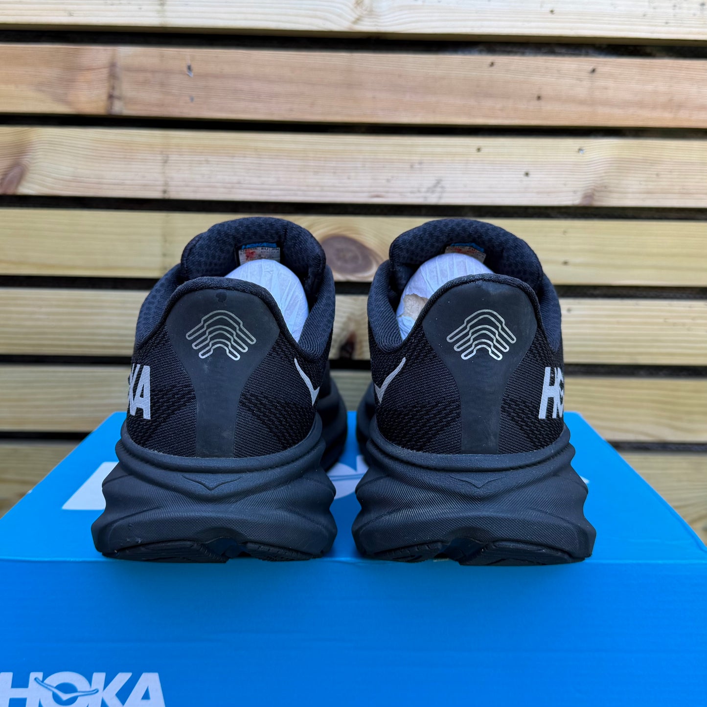 Hoka Clifton 9 Gore-Tex - Black Reflect - UK9