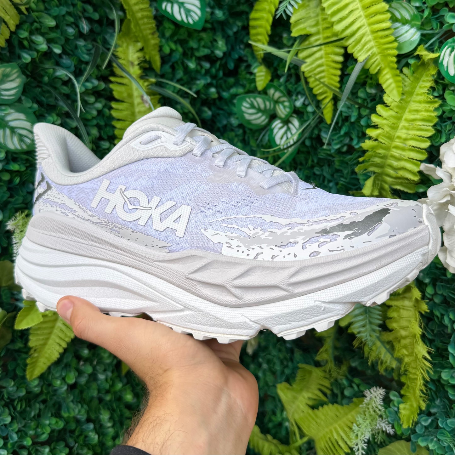 Hoka Stinson 7 - Triple White - UK10