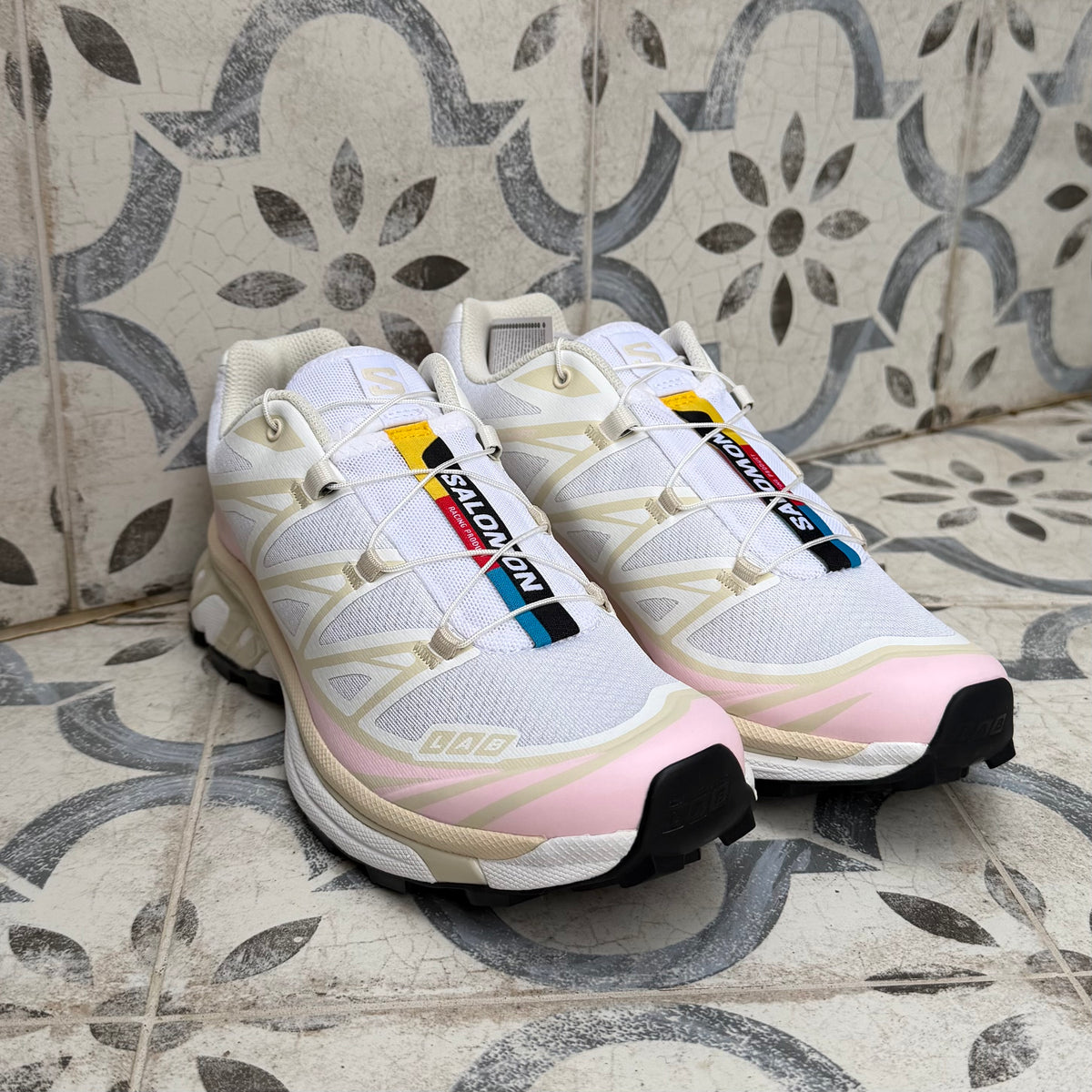 Salomon XT-6 - White / Fairytale / Almond Milk - UK6 - Brand New