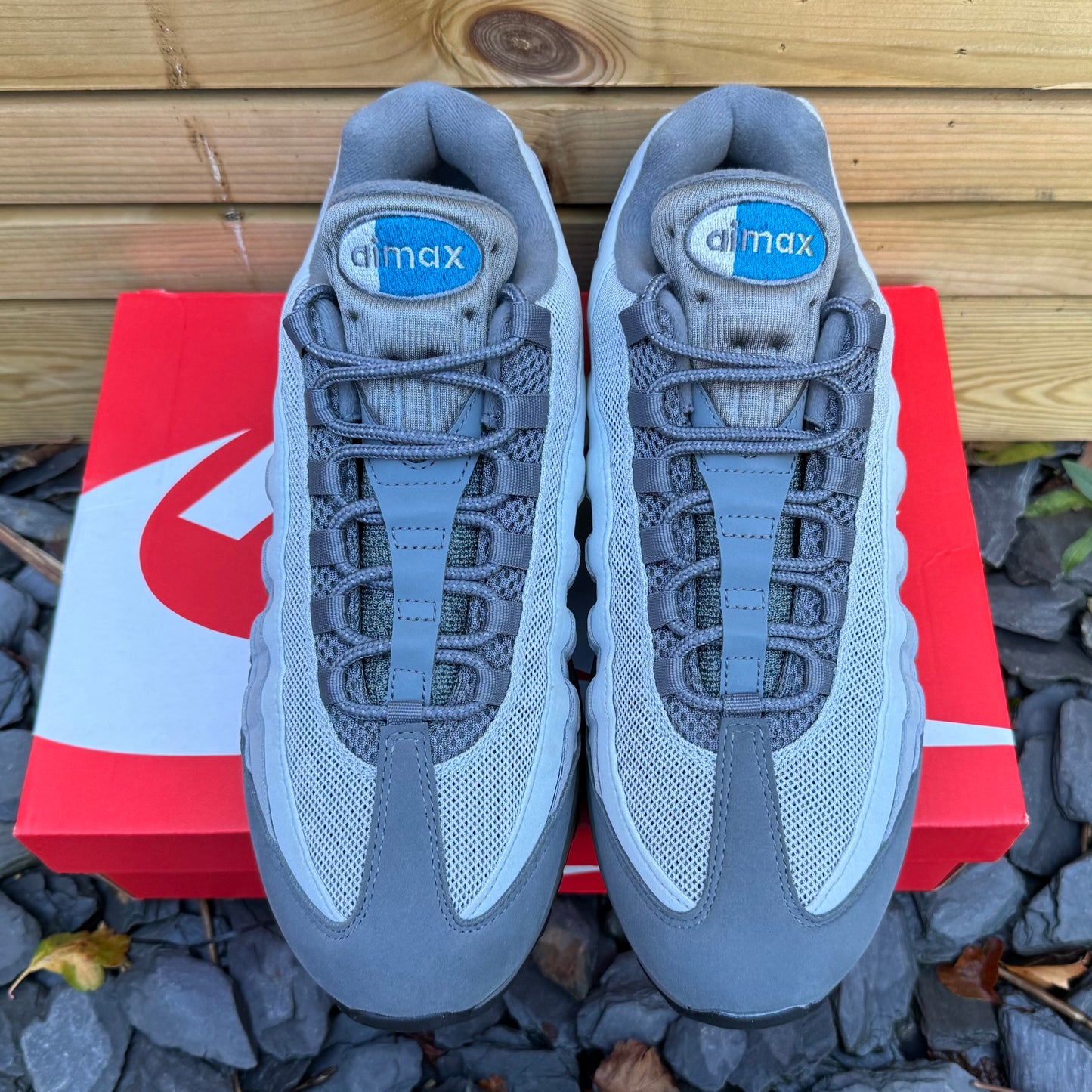 Nike Air Max 95 OG Big Bubble - Smoke Grey / Abyss Green - UK10