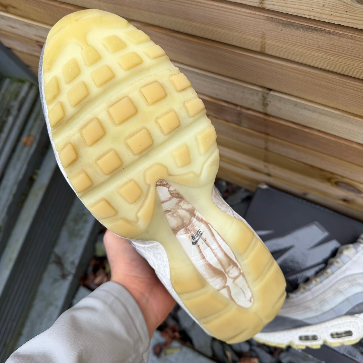 Nike Air Max 95 QS Anatomy Of Air - Light Bone - UK9.5