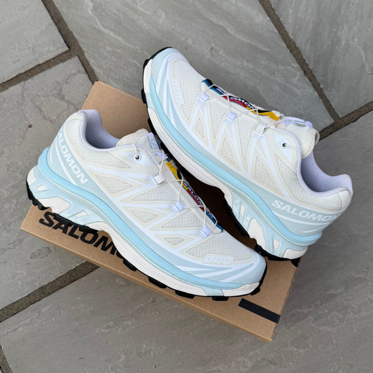 Salomon XT-6 - Vanilla / Ballad Blue / Iced Aqua - UK7 - Brand New