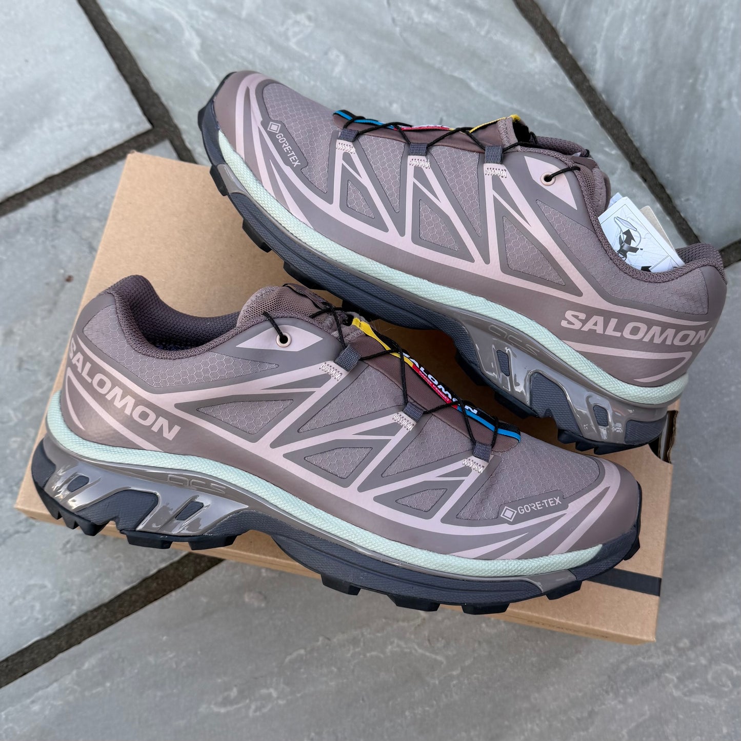 Salomon XT-6 Gore-Tex - Iron / Etherea / Seagrass - UK9.5 - Brand New