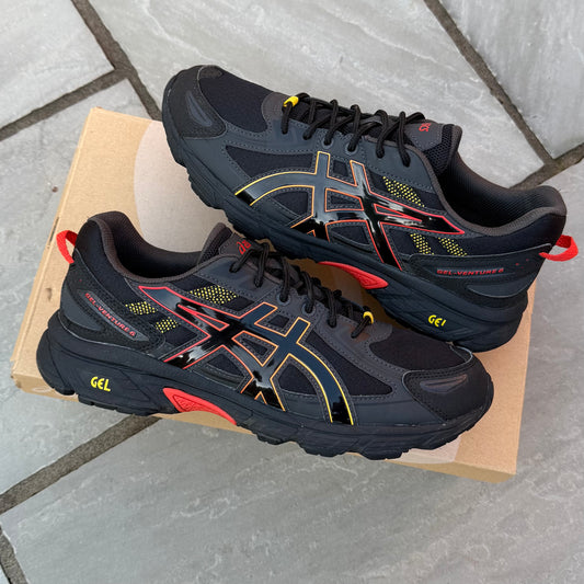 Asics Gel-Venture 6 - Black / Sunset Red - UK8