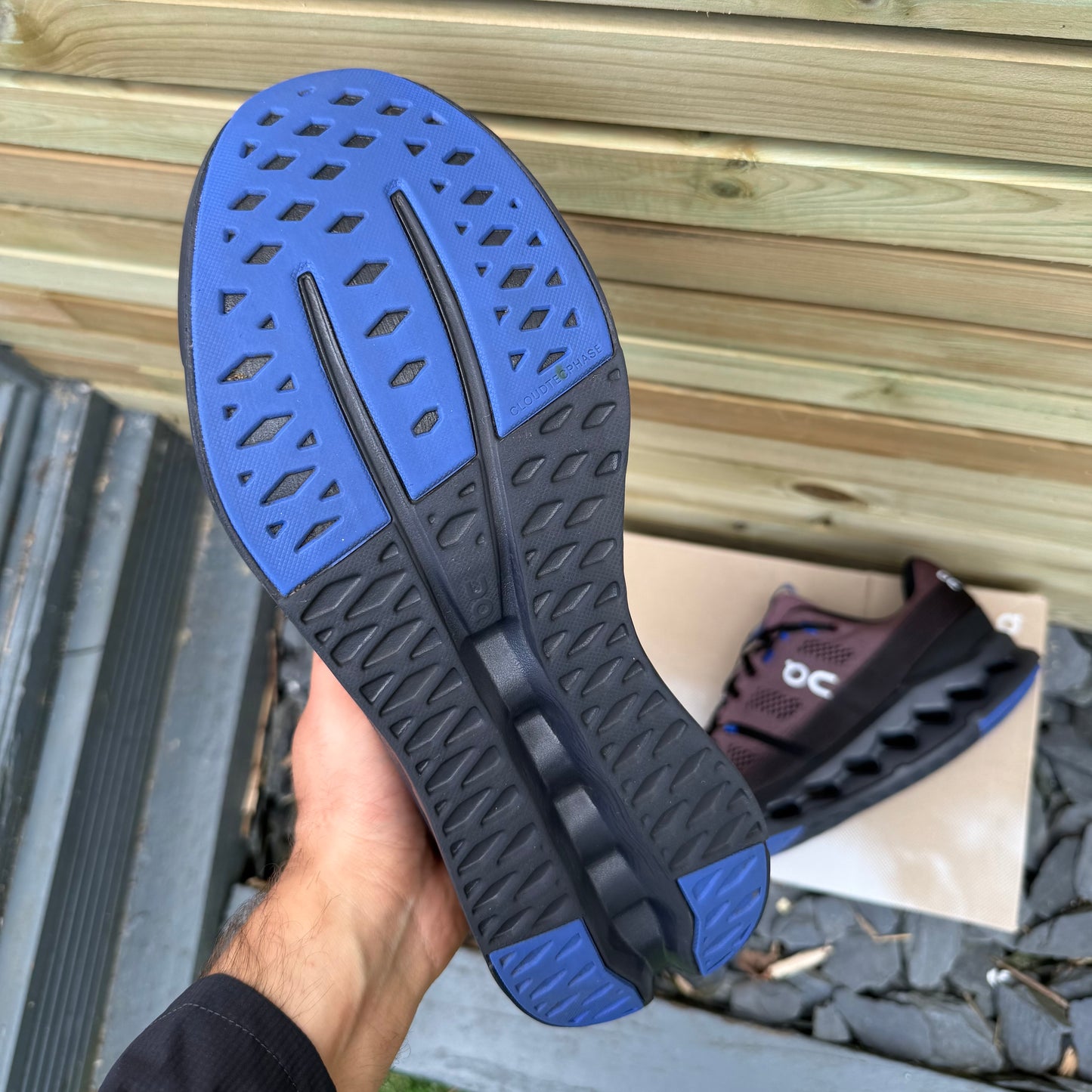 On Running CloudSurfer - Black / Cobalt - UK11
