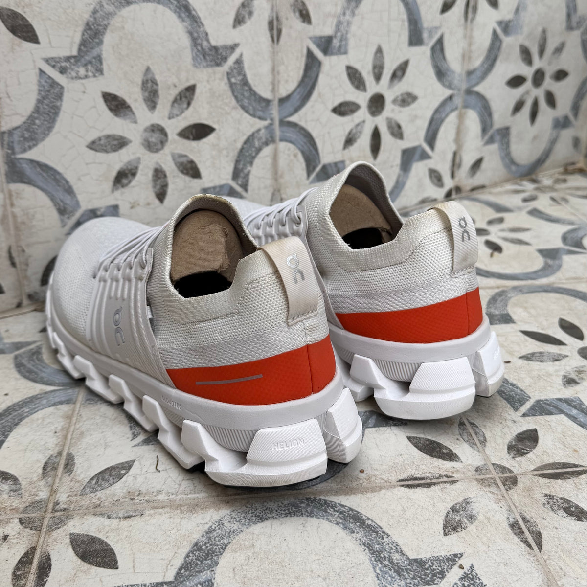 On Running CloudSwift 3.0 - Glacier White / Flame Orange - UK8.5
