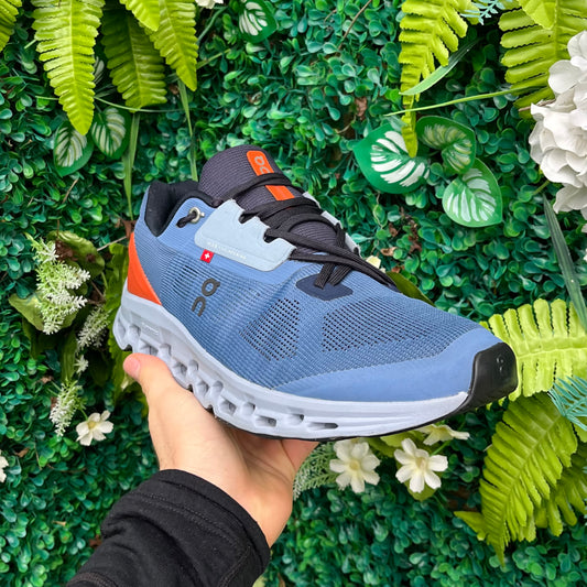 On Running CloudStratus 2 - Lake Blue / Orange Flare - UK8