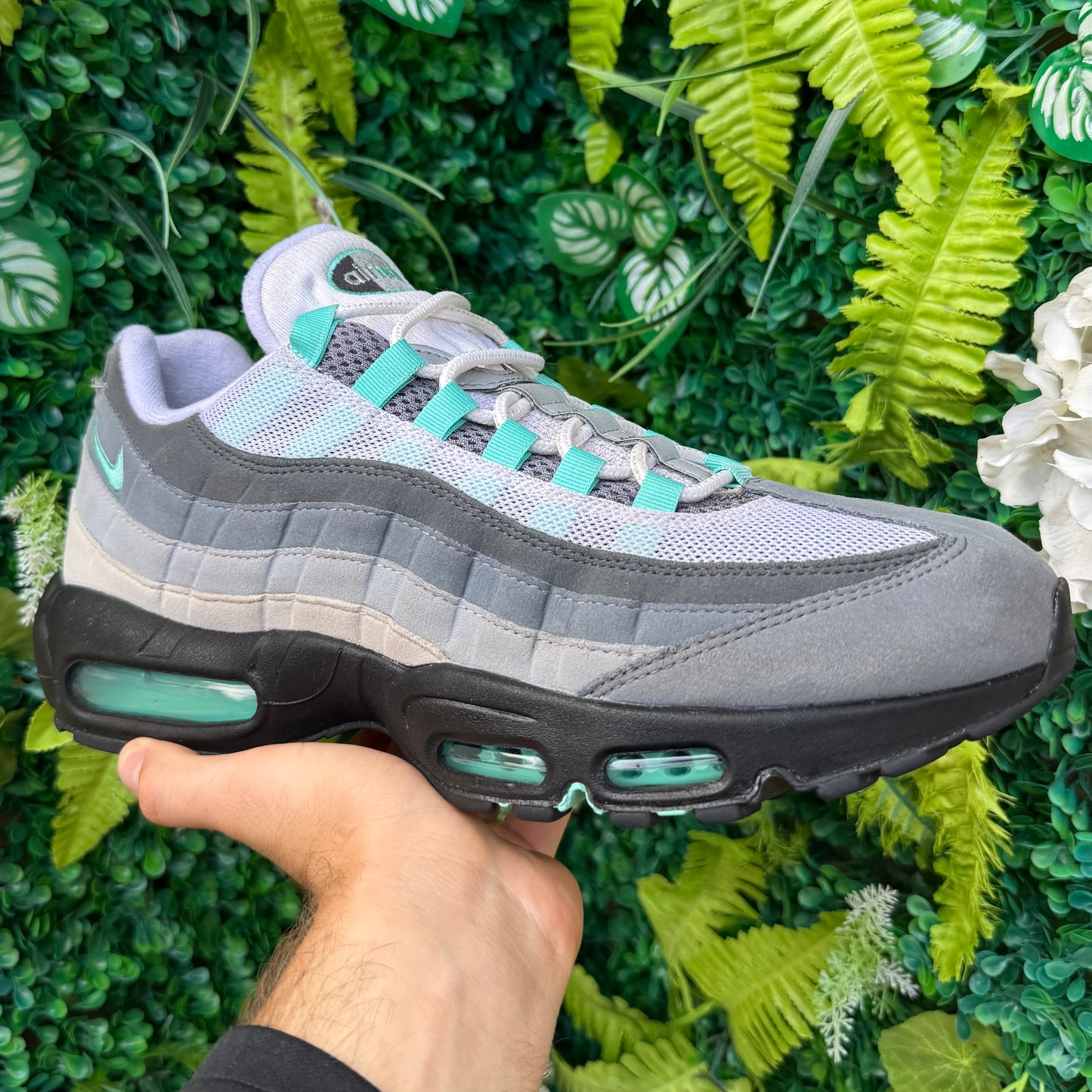 Nike Air Max 95 JD Exclusive - Hyper Turquoise - UK10.5
