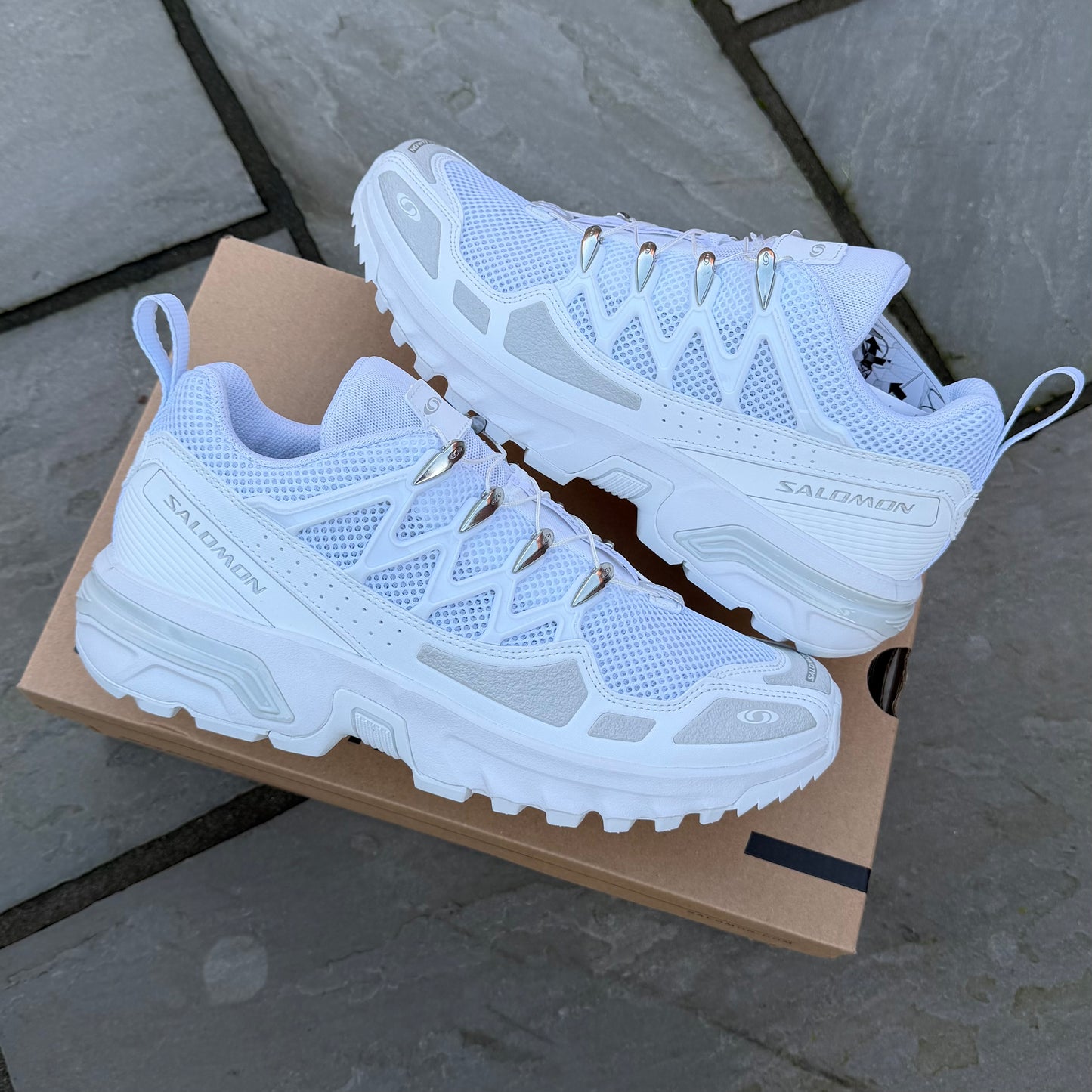 Salomon ACS + OG - White / FTW Silver - Multiple Sizes - Brand New
