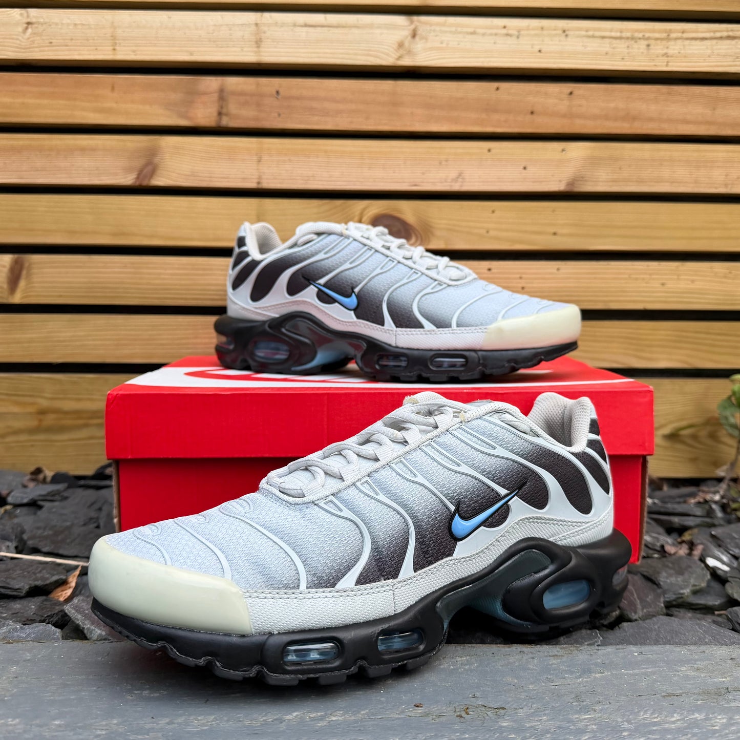 Nike Air Max Plus TN - Pure Platinum / University Blue - UK9