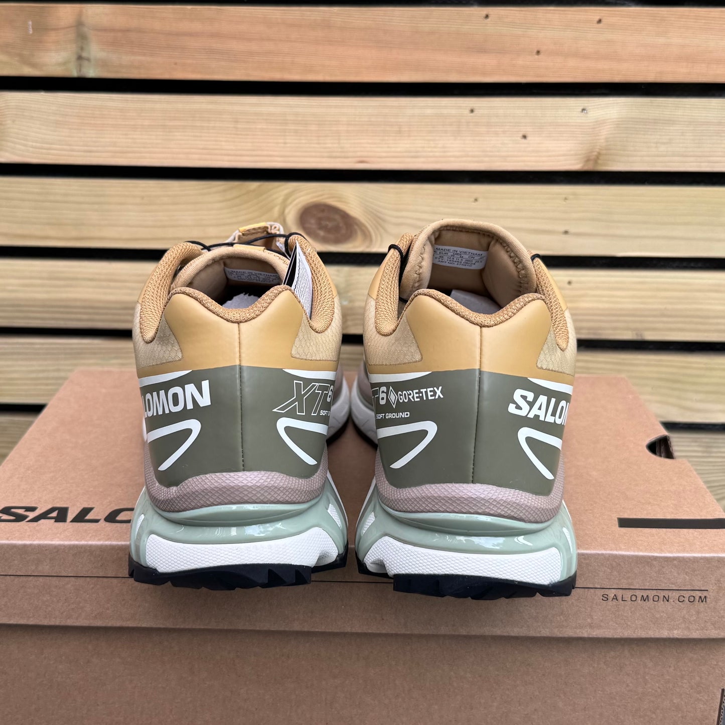 Salomon XT-6 Gore-Tex - Antelope / Icicle / Portabella - UK11 - Brand New
