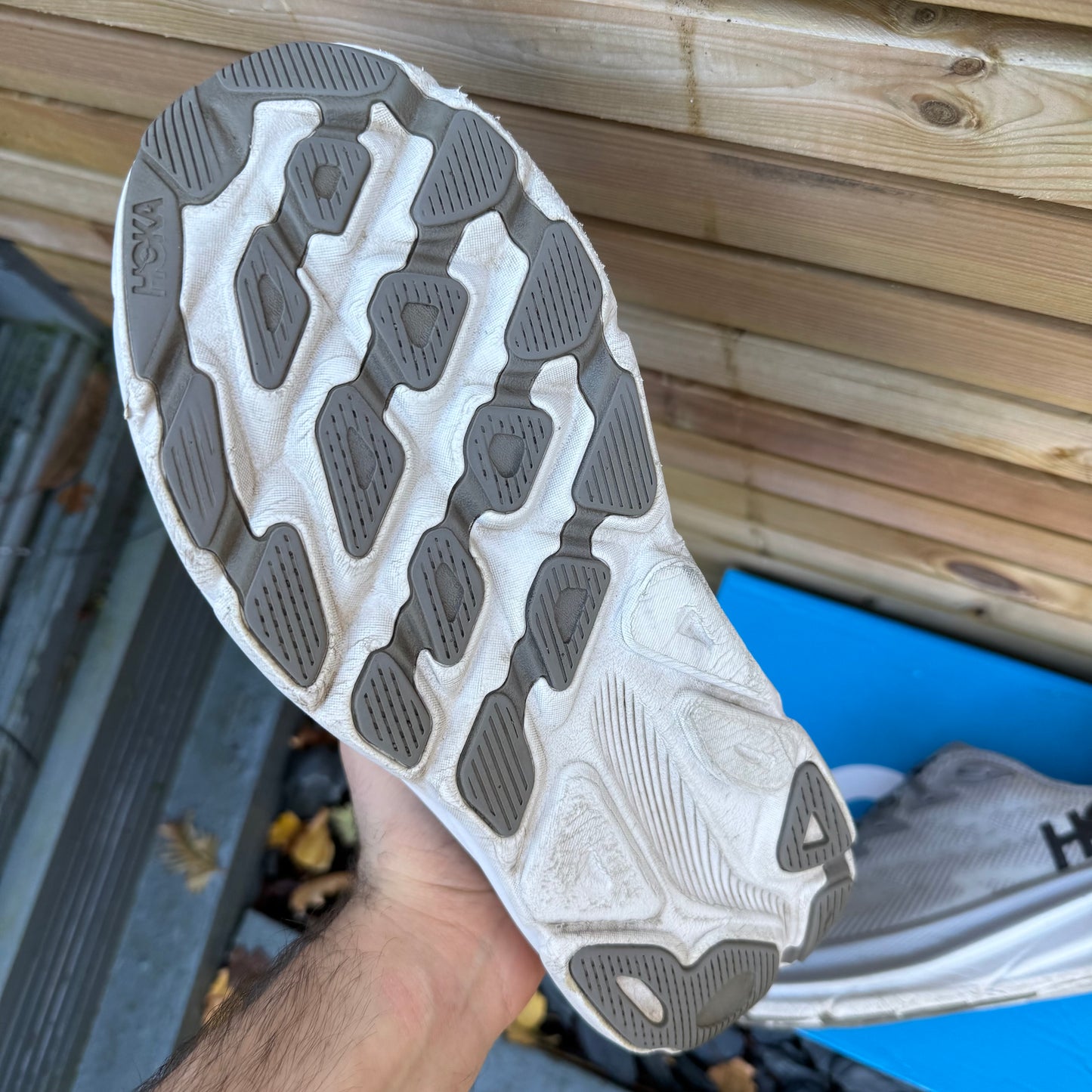 Hoka Clifton 9 - Wolf Grey - UK11