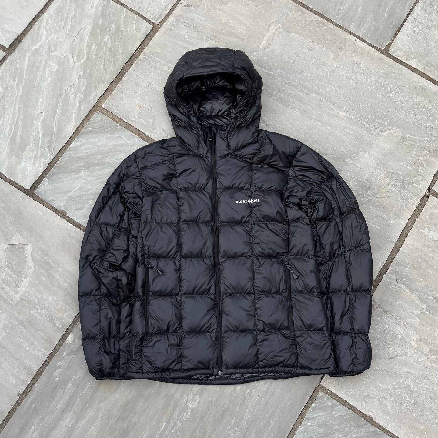 Montbell Square-Stitch Down Puffer Jacket Black