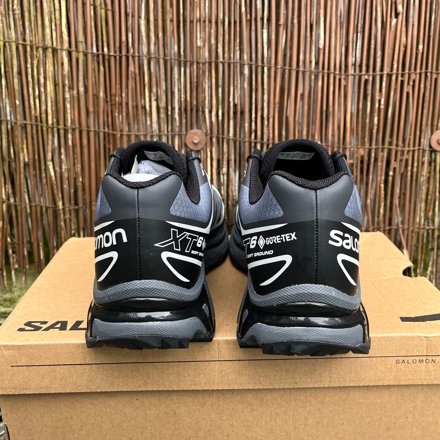 Salomon XT-6 Gore-Tex Black / Ebony / Moon Rock UK11