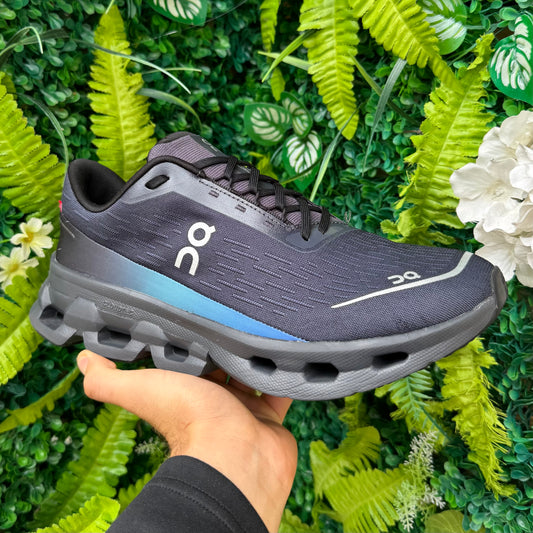 On Running CloudSpark - Black / Blueberry - UK8.5