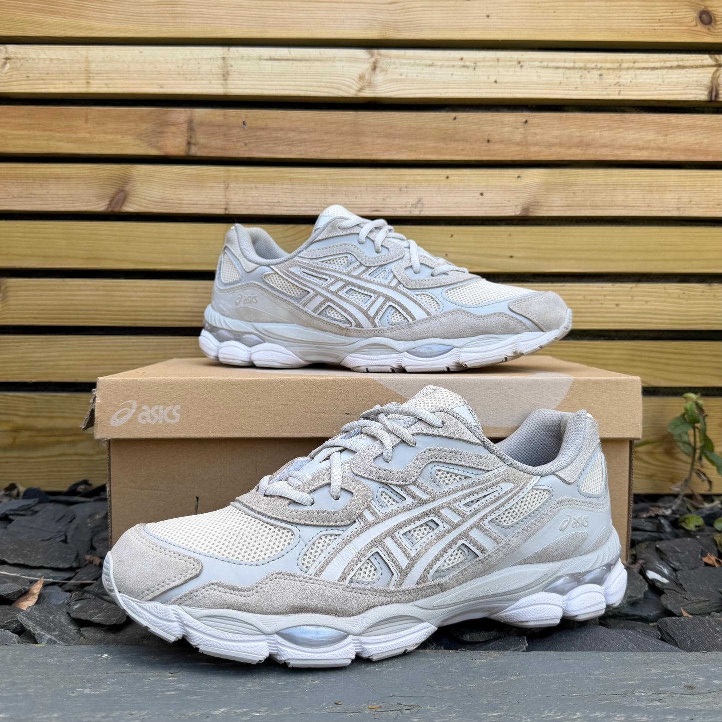 Asics Gel-NYC - White / Feather Grey - UK10