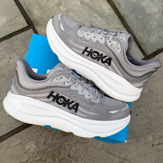 Hoka Bondi 9 - Wolf Grey - UK9.5
