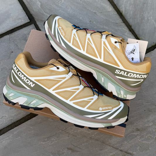 Salomon XT-6 Gore-Tex - Antelope / Icicle / Portabella - UK10 - Brand New