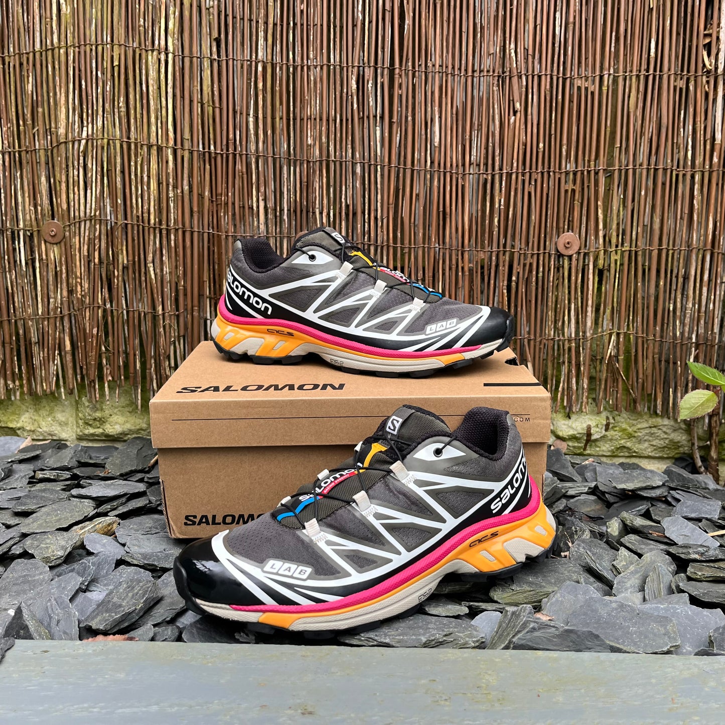 Salomon XT-6 Recut Beluga / Black / Russet Orange UK8